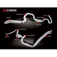 3in Turbo-Back Exhaust No Cat, Non-Polished Stainless (Landcruiser 80 Series 90-98)
